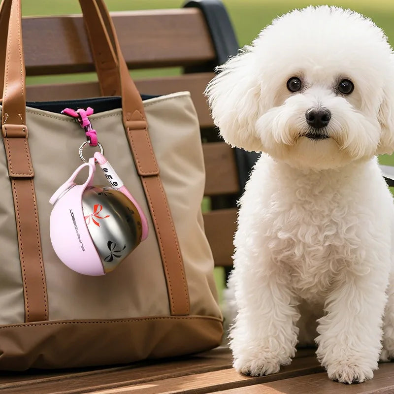 Portable 285ml Dog Water Bottle – Travel Drink Dispenser & Bowl 🐶💧