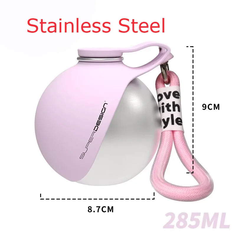 Portable 285ml Dog Water Bottle – Travel Drink Dispenser & Bowl 🐶💧
